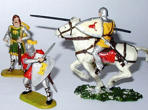 Ritterfiguren der Firma Reisler aus Daenemark